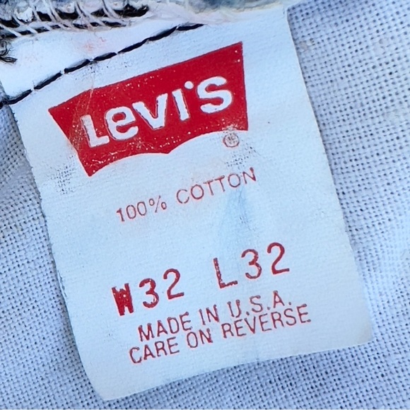 Vintage Levi’s 505 Orange Tab Straight Leg Jeans 20505-0217 Made in USA 80’s - Picture 13 of 16
